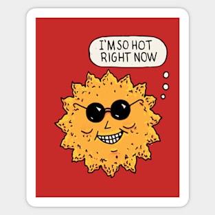 Hot Sun Sticker